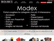 Tablet Screenshot of modamour.com